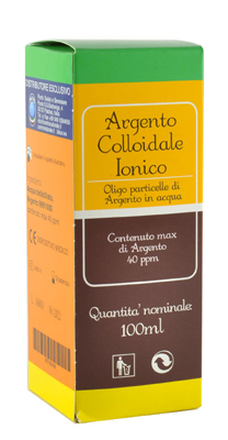 ARGENTO COLLOIDALE IONICO 40PPM CERTIFICATO SPRAY CON CONTAGOCCE 100 ML - Farmacia De Pasquale