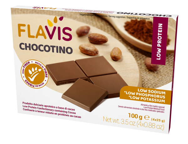 FLAVIS CHOCOTINO 4 PORZIONI DA 25 G - Farmacia De Pasquale
