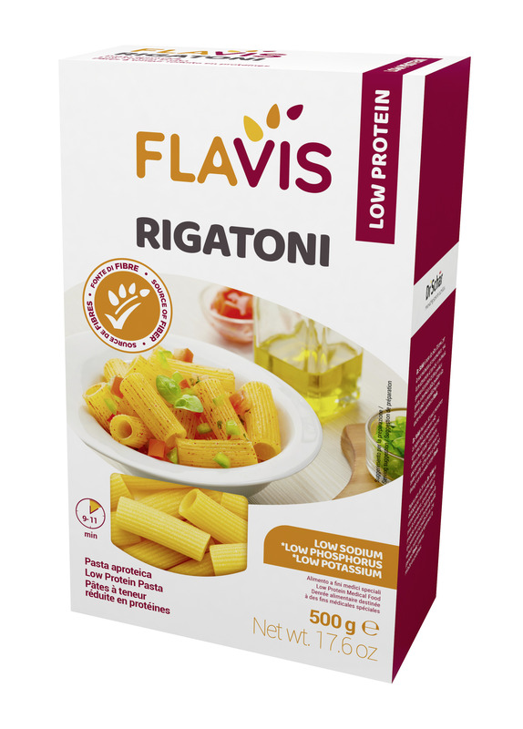 FLAVIS RIGATONI APROTEICI 500 G - Farmacia De Pasquale