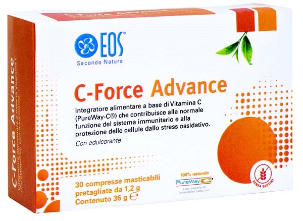 EOS C FORCE ADVANCE 30 COMPRESSE MASTICABILI PRETAGLIATE - Farmacia De Pasquale