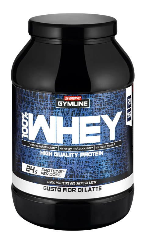 GYMLINE 100% WHEY CONCENTRATE LATTE 900 G - Farmacia De Pasquale
