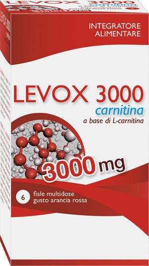 LEVOX 3000 CARNITINA 6 FLACONCINI DA 25 ML - Farmacia De Pasquale