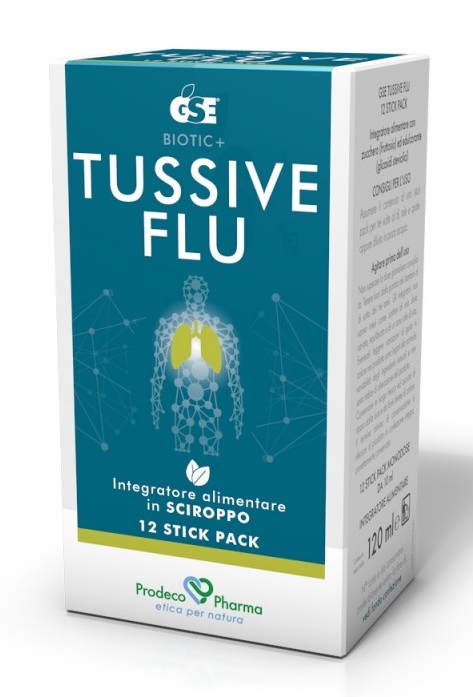 GSE TUSSIVE FLU 12 STICKPACK - Farmacia De Pasquale