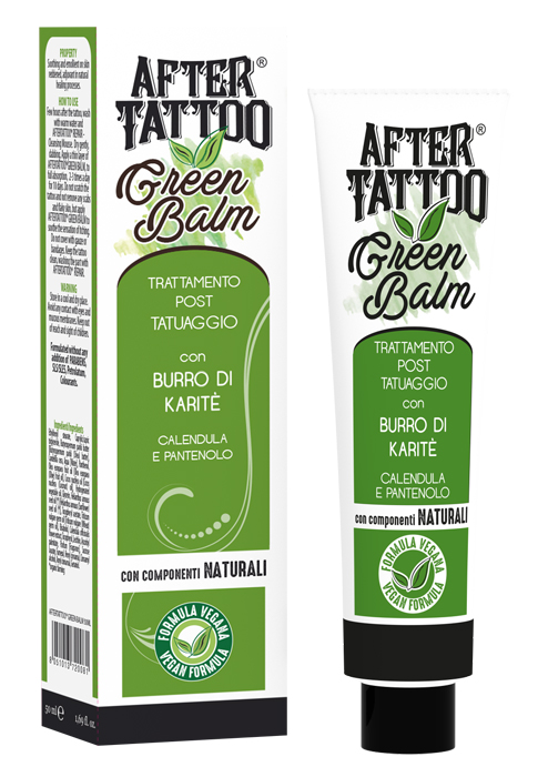 AFTERTATTOO GREEN BALM 50 ML - Farmacia De Pasquale