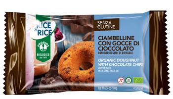 RICE&RICE CIAMBELLINE CON GOCCE DI CIOCCOLATO 4 X 45 G - Farmacia De Pasquale