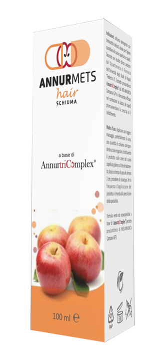 ANNURMETS HAIR SCHIUMA 100 ML - Farmacia De Pasquale