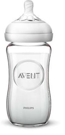 AVENT BIBERON NATURAL VETRO 240ML - Farmacia De Pasquale