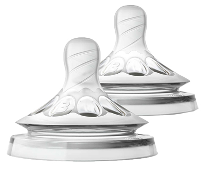 AVENT 2 TETTARELLE NATURAL FLUSSO MEDIO 3 FORI - Farmacia De Pasquale