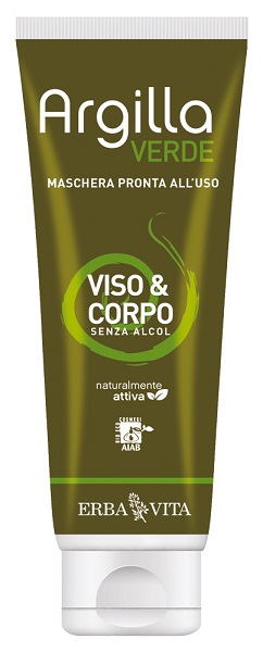 ARGILLA VERDE MASCHERA PRONTA 250 ML - Farmacia De Pasquale