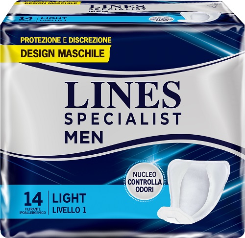 PANNOLONI LINES SPECIALIST MEN LIVELLO 1 14 PEZZI - Farmacia De Pasquale