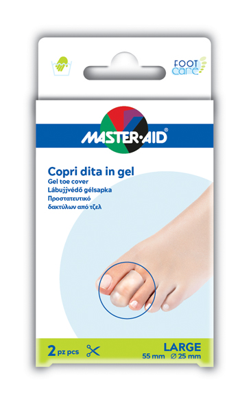 COPRI DITA MASTER-AID FOOTCARE IN GEL LARGE 2 PEZZI C2 - Farmacia De Pasquale