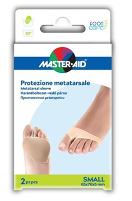 PROTEZIONE IN GEL E TESSUTO  MASTER-AID FOOTCARE PER METATARSO SMALL 2 PEZZI G2 - Farmacia De Pasquale