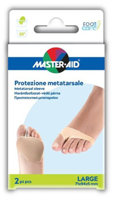 PROTEZIONE IN GEL E TESSUTO MASTER-AID FOOTCARE PER METATARSO LARGE 2 PEZZI G3 - Farmacia De Pasquale