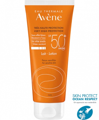 EAU THERMALE AVENE SOLARE LATTE SPF50+ 100 ML NUOVA FORMULA - Farmacia De Pasquale