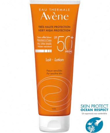 EAU THERMALE AVENE SOLARE LATTE SPF50+ 250 ML NUOVA FORMULA - Farmacia De Pasquale