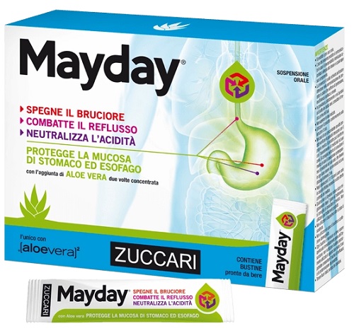 MAYDAY SOSPENSIONE PER USO ORALE ALLA MENTA 24 BUSTINE 10 ML - Farmacia De Pasquale