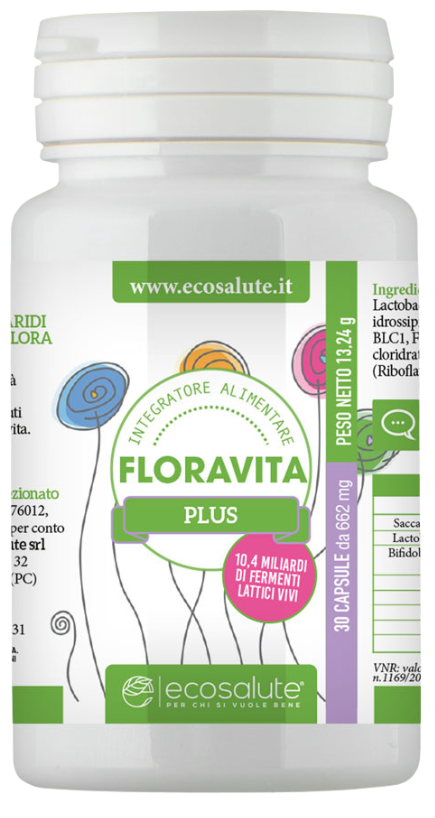 FLORAVITA PLUS 10,4MLD 30 CAPSULE - Farmacia De Pasquale