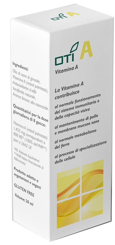 OTI A VITAMINA A GOCCE 20 ML - Farmacia De Pasquale