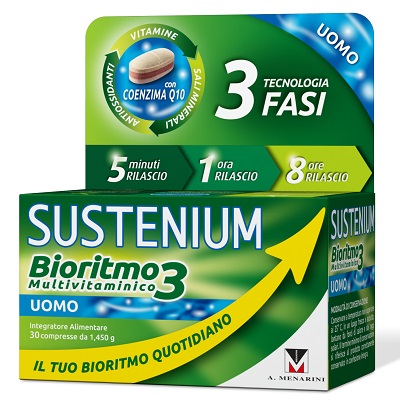 SUSTENIUM BIORITMO3 UOMO ADULTO 30 COMPRESSE - Farmacia De Pasquale