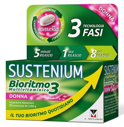 SUSTENIUM BIORITMO3 DONNA ADULTA 30 COMPRESSE - Farmacia De Pasquale