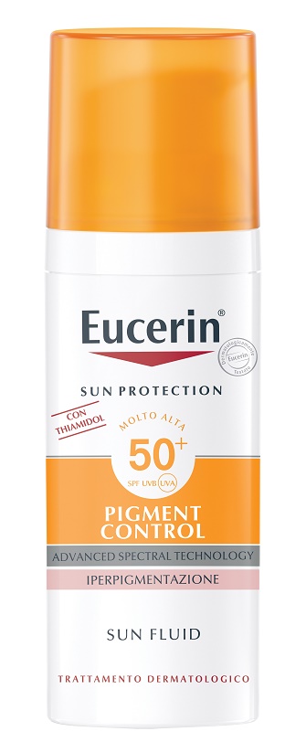 EUCERIN SUN PROTECTION SPF 50+ PIGMENT CONTROL SUN FLUID 50 ML - Farmacia De Pasquale