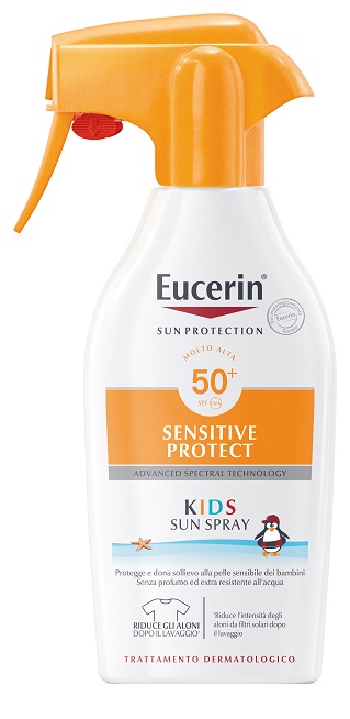 EUCERIN SUN PROTECTION SPF 50+ SENSITIVE PROTECT KIDS SUN SPRAY 300 ML - Farmacia De Pasquale