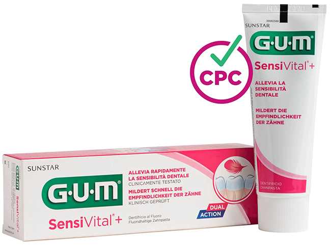 GUM SENSIVITAL + DENTIFRICIO 75 ML - Farmacia De Pasquale