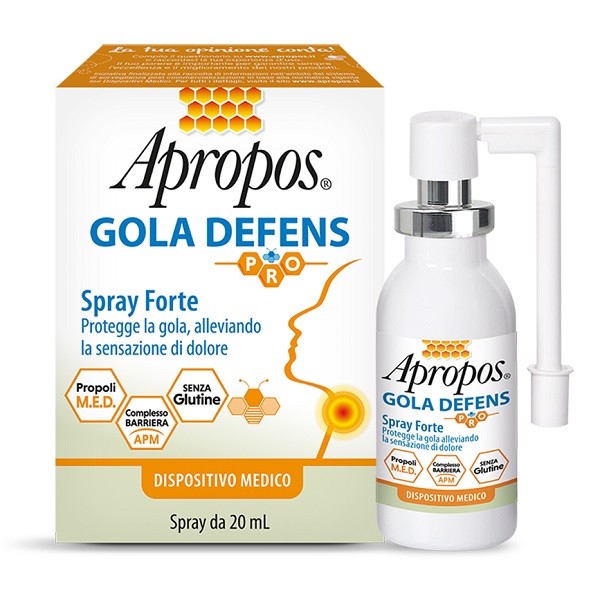 APROPOS GOLA DEFENS PRO SPRAY FORTE 20 ML - Farmacia De Pasquale