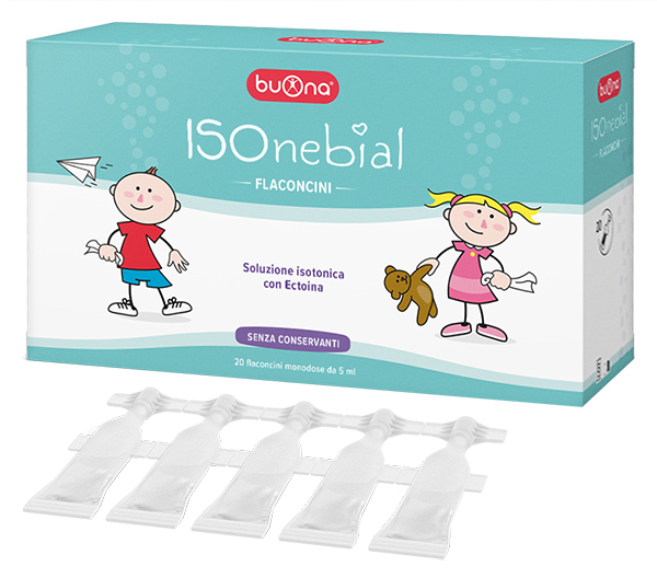 ISONEBIAL FLACONCINI SOLUZIONE ISOTONICA 0,9% CON AGGIUNTA DI ECTOINA 20X5 ML - Farmacia De Pasquale