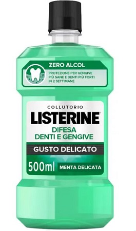 LISTERINE DENTI & GENGIVE DELICATO 500 ML - Farmacia De Pasquale