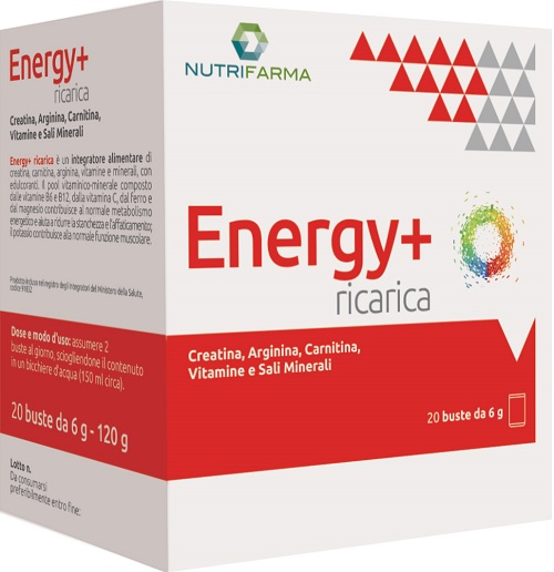 ENERGY+ RICARICA 20 BUSTINE - Farmacia De Pasquale