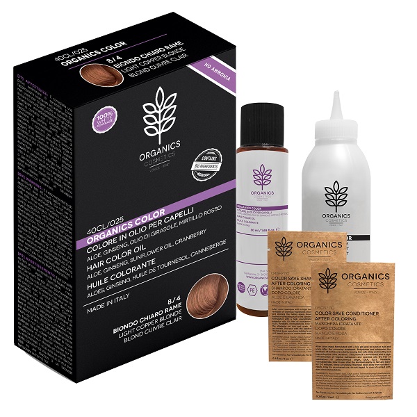 ORGANICS PHARM ORGANICS COLOR 8/4 BIONDO CHIARO RAME - Farmacia De Pasquale