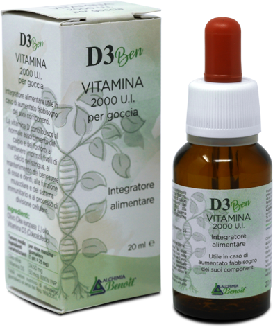 D3 BEN VITAMINA 20 ML - Farmacia De Pasquale