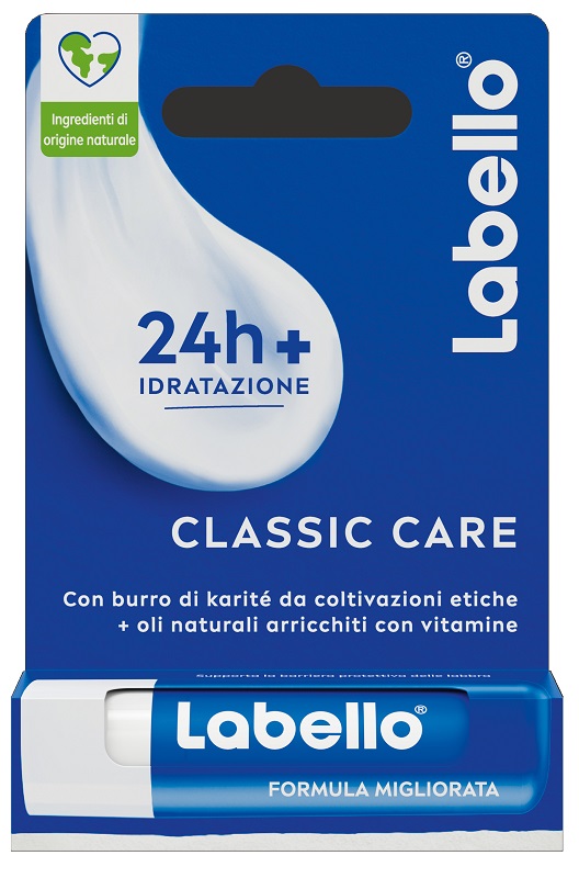 LABELLO CLASSIC CARE STICK 24H IDRATAZIONE FONDENTE SULLE LABBRA 5,5 ML - Farmacia De Pasquale