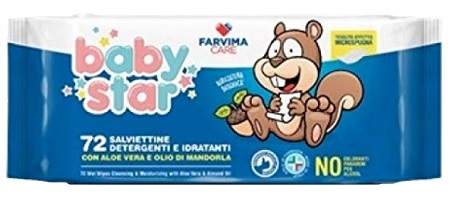 BABYSTAR SALVIETTE BEBE' POPUP 72 PEZZI - Farmacia De Pasquale