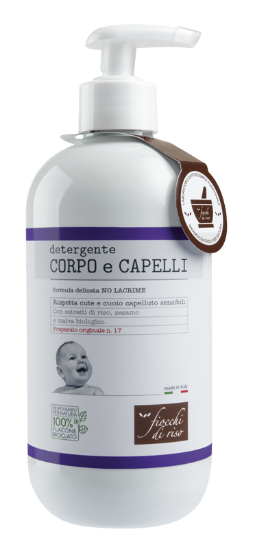 FIOCCHI DI RISO DETERGENTE CAPELLI E CORPO 400 ML - Farmacia De Pasquale