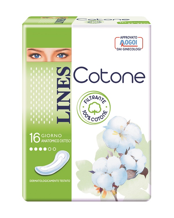 LINES COTONE NON ULTRA ANATOMICI DISTESI 16 PEZZI - Farmacia De Pasquale