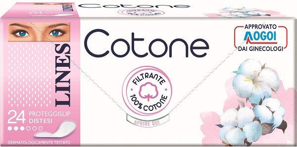 LINES COTONE PROTEGGISLIP DISTESI 24 PEZZI - Farmacia De Pasquale