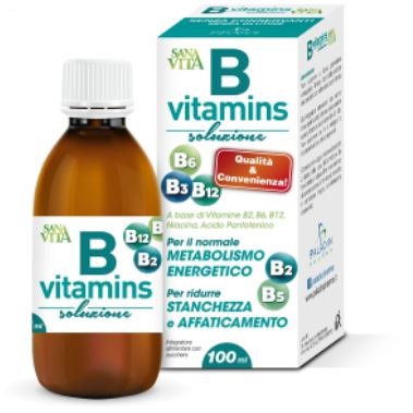 SANAVITA B VITAMINS SOLUZIONE 100 ML - Farmacia De Pasquale