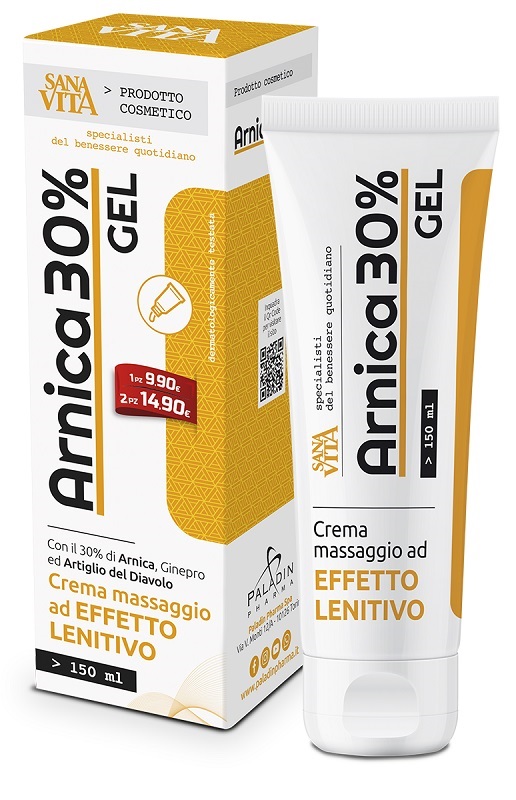 SANAVITA ARNICA 30% GEL 150 ML - Farmacia De Pasquale