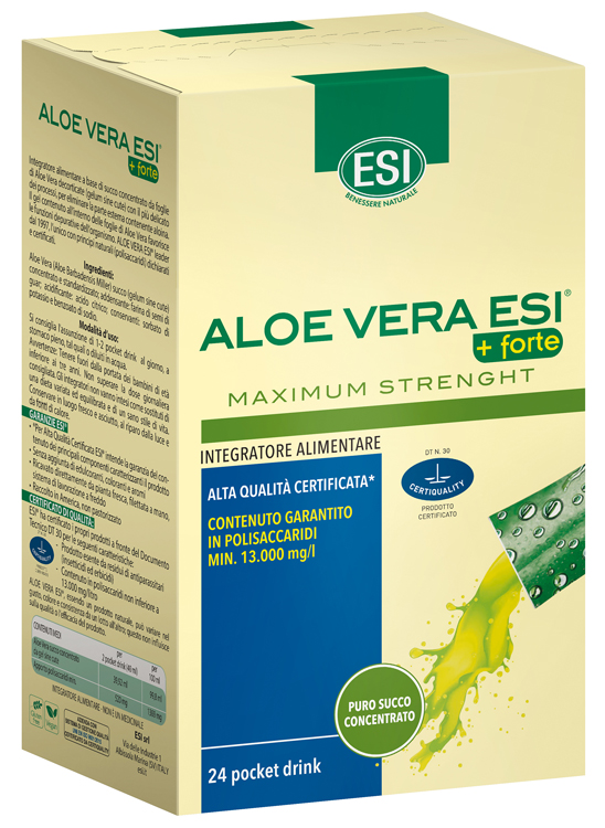 ESI ALOE VERA SUCCO + FORTE 24 POCKET DRINK - Farmacia De Pasquale
