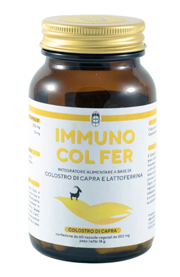 IMMUNO COL FER COLOSTRO DI CAPRA 60 CAPSULE VEGETALI - Farmacia De Pasquale