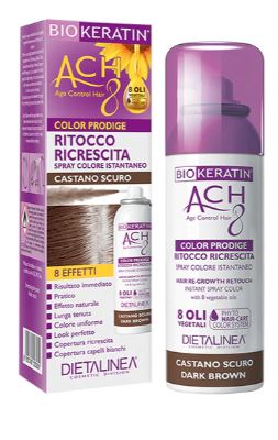 BIOKERATIN ACH8 PRODIGE RITOCCO RICRESCITA CASTANO SCURO 75 ML DIETALINEA - Farmacia De Pasquale