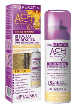 BIOKERATIN ACH8 COLOR PRODIGE RITOCCO RICRESCITA BIONDO CHIARO 75 ML DIETALINEA - Farmacia De Pasquale