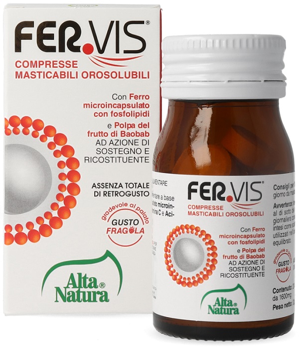 FERVIS 20 COMPRESSE MASTICABILI OROSOLUBILI - Farmacia De Pasquale