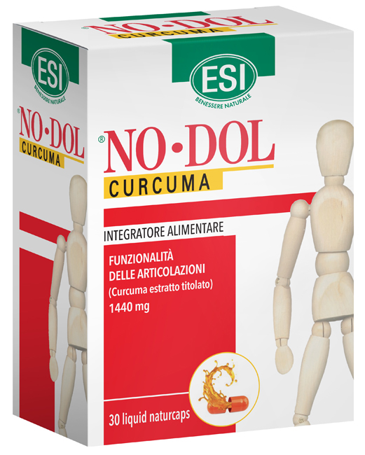 ESI NO DOL CURCUMA 30 NATURCAPS LIQUID - Farmacia De Pasquale