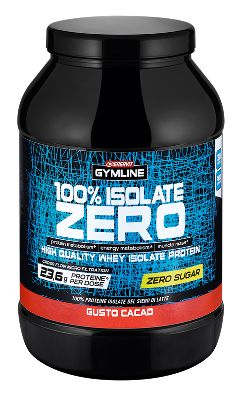 GYMLINE 100% WHEY ISO ZERO CACAO 900 G - Farmacia De Pasquale