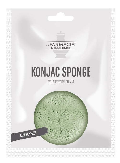 FDE KONJAC SPONGE TE' VERDE 1 PEZZO - Farmacia De Pasquale