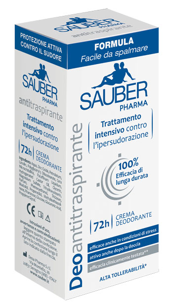 SAUBER DEOANTITRASPIRANTE 72H CREMA 30 ML - Farmacia De Pasquale