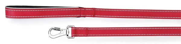 GUINZAGLIO REFLEX CON MANIGLIA IN NEOPRENE ROSSO 25 X 1200 MM - Farmacia De Pasquale